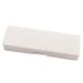 Kpamnxio Clearance Tools Frosted Solid Color Stationery Box Creative Desktop Pencil Box Storage Box Pen White