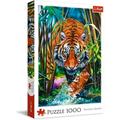 TREFL 1000 Piece Jigsaw Puzzle Grasping Tiger Jungle Cats Wild Animals Adult Puzzles Trefl 10528