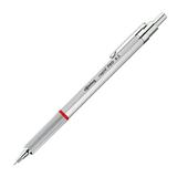 ROtring Rapid Pro Mechanical Pencil HB 0.5 MM Lead Propelling Pencil Reduced Lead Breakage Silver Chrome Full-Metal Barrel