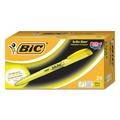 BIC Brite Liner Highlighters Chisel Tip 24-Count Pack of Yellow Highlighters Ideal Highlighter Set for Organizing and Coloring