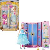 Mattel Disney Princess Toys Cinderella Fashion Doll and Friend with 12 Surprise Fashions and Accessories Inspired by the Disney Movie Gifts for Kids