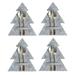 4PCS New Christmas Tree Cutlery Knife And Fork Cover Table Decoration