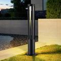 Landscape Path Light with IP65 Waterproof 3000K LED Lighting - Aluminum Lawn Floor Lantern Modern Luxury Road Light Outdoor Post Bollard Light for Patio Courtyard and Driveway