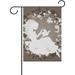 Hidove Seasonal Holiday Garden Yard Flag Banner 12 x 18 inches Decorative Flag for Home Indoor Outdoor Decor Girl Reading Book With Wreath
