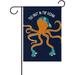 Hidove Octopus with Skate Seasonal Holiday Garden Yard House Flag Banner 28 x 40 inches Decorative Flag for Home Indoor Outdoor Decor