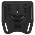 K-BM1 Camera Belt Buckle Camera Hanger Belt Clip Holder Fast Loading Rig Plastic Waist Belt Buckle(Black)