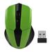 Portable 319 2.4Ghz Wireless Mouse Adjustable 1200DPI Optical Gaming Mouse Wireless Home Office Game Mice for PC Computer Laptop green