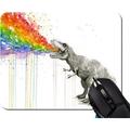 Mouse Pad Watercolor Dinosaur Spray Rainbow Mouse Pad Rectangle Non-Slip Rubber Mousepad Office Accessories Desk Decor Mouse Pads for Computers Laptop