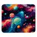 Square Mouse Pad Outer Space Planets Personalized Premium-Textured Custom Mouse Mat Washable Mousepad Non-Slip Rubber Base Computer Mouse Pads for Wireless Mouse