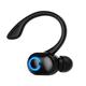 Portable Wireless Headphones Bluetooth 5.2 Earphones with Mic Single Ear In-Ear W6 Sports Waterproof Earbuds Bluetooth Headset Black