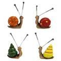 KIHOUT Summer Hot Sale Discount Mini Colorful Snail Garden Ornaments Micro Courtyard Landscaping Decoration Gardening