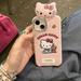 DH Sanrio Anime Hello Kitty Cartoon Plush KT Cat Phone Case iPhone 15/14/13 New 15 Promax Phone Case Gift