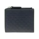 Gucci, Accessories, male, Blue, ONE Size, Blue Leather Bifold Wallet with Zipper