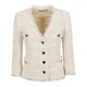 Tagliatore, Jackets, female, Beige, 2Xs, Womens Clothing Outerwear White Ss24