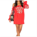 Free People Dresses | Free People Red Fleur Du Jour Mini Dress Size Small | Color: Red | Size: S