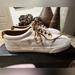 Polo By Ralph Lauren Shoes | Men's Polo Vaughn Shoes. Khaki With White Stripes. Size 10.5 | Color: Tan/White | Size: 10.5