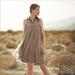 Anthropologie Dresses | Moulinette Soeurs Beaded Neckline Sonora Dress | Color: Tan | Size: 12