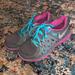 Nike Shoes | Nike Dual Fusion Run 2 In Grey/Pink/Blue Sz 8 | Color: Gray/Pink | Size: 8