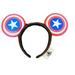 Disney Accessories | 2022 Disney Parks Ears Rare Minnie Mouse Headband Super Soldier Captain America | Color: Blue/Brown | Size: Os