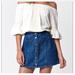 Brandy Melville Skirts | Brandy Melville Blue Denim Button Down Skirt 27 | Color: Blue | Size: 27