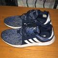 Adidas Shoes | Navy Blue Adidas Mens Running Shoes Size 10 | Color: Blue/White | Size: 10