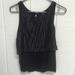 American Eagle Outfitters Tops | 4/$25 American Eagle Black Two Layer Tank | Color: Black | Size: S