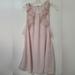 Free People Dresses | Free People Muted Pink Deep Cut Armhole Ruffle Sleeveless Mini Shift Dress Sz 8 | Color: Pink | Size: 8