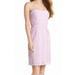 J. Crew Dresses | J.Crew Lilac Strapless Sweetheart Neck Eyelet Lace Sheath Dress Size 16 | Color: Pink/Purple | Size: 16