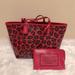 Coach Bags | Coach Animal Print Tote Bag | Color: Black/Pink | Size: Os