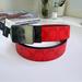 Coach Accessories | Coach Plaque Buckle Cut To Size Reversible Belt, 38 Mm 91280 | Color: Red | Size: Os