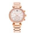 Michael Kors Accessories | Michael Kors Sawyer Rosegold Mop Dial Watch | Color: Gold/White | Size: Os