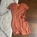 Madewell Dresses | Madewell Wrap Dress | Color: Orange/Red | Size: Xxs