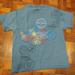 Disney Tops | Disney Parks Passport Travel Stamp Short Sleeve Tshirt Women's Large | Color: Blue | Size: L