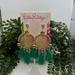 Lilly Pulitzer Jewelry | Lilly Pulitzer Nwt Gold Tone Green Fringe Earrings | Color: Gold/Green | Size: Os