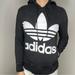 Adidas Tops | Adidas Classics Trefoil Hooded Sweatshirt Women’s Black Nordstroms S | Color: Black/White | Size: S
