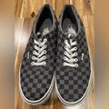 Vans Shoes | Guc Vans Off The Wall Checkered Black & Gray Shoes Men's Size 11.0 | Color: Black/Gray | Size: 11