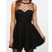 Anthropologie Dresses | Coincidence And Chance Black Fit And Flare Dress | Color: Black | Size: L