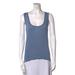 Gucci Tops | Gucci Authentic Womens Solid Blue Scoop Neck Tank Top Xs Italy | Color: Blue | Size: Xs