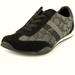 Coach Shoes | Coach Sneakers Shoes Kelson Black Gray Signature C Logo Monogram Suede Leather 7 | Color: Black/Gray | Size: 7