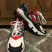 Nike Shoes | Nike Air Max 270 React Gs Red Grey Sz5y Women 6.5 | Color: Gray/Red | Size: 6.5