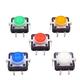 HLDMUXBF 5pcs 12 * 12mm Illuminated Tact Tactile Micro Switch Push Button Reset Momentary Red Yellow Blue White 12VDC LED Light Solder Pin switch (Color : 5pcs Blue)