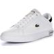 Lacoste Powercourt WHB Men's Leather Trainers (White Black, UK 12)