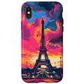 Hülle für iPhone X/XS Eiffelturm Eiffelturm Paris Frankreich Wahrzeichen