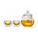 Elegant Home Transparent teapot Creative Small Tea Kettle Glass Tea Container Making Container with lid Tea Maker 280ml/9.9oz Useful