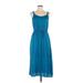 Athleta Casual Dress - Maxi: Teal Dresses - Women's Size Medium