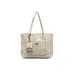 Prada Leather Tote Bag: White Bags