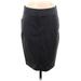 Banana Republic Casual Pencil Skirt Knee Length: Black Print Bottoms - Women's Size 8