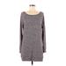 Athleta Active Dress - Sweater Dress: Gray Activewear - Women's Size Medium