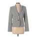 Calvin Klein Blazer Jacket: Gray Houndstooth Jackets & Outerwear - Women's Size 4