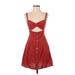 Forever 21 Contemporary Cocktail Dress: Red Dresses - Women's Size Small